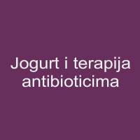 Jogurt i terapija antibioticima
