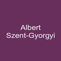 Albert Szent-Gyorgyi
