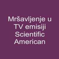 Mršavljenje u TV emisiji Scientific American